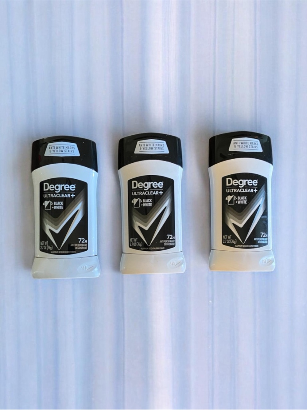 (3) Degree Ultraclear+ Black + White Antiperspirant/Deodorant Sticks